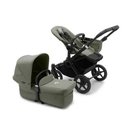 Bugaboo Donkey5 Mono Yhdistelmävaunut, Black/Forest Green 2 Bugaboo Donkey5 Mono Yhdistelmävaunut, Black/Forest Green - Image 2