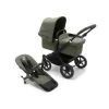 Bugaboo Donkey5 Mono Yhdistelmävaunut, Black/Forest Green