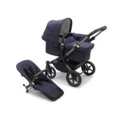 Bugaboo Donkey5 Mono Yhdistelmävaunut, Graphite/Classic Dark Navy
