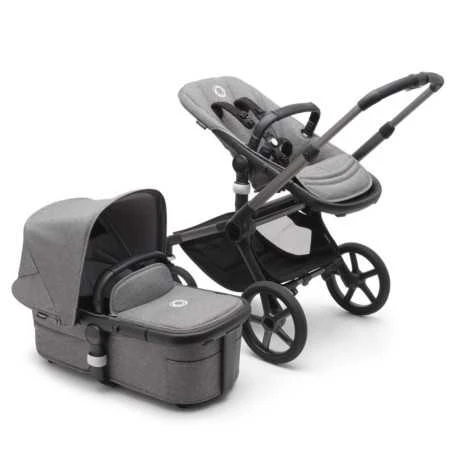 Bugaboo Fox 5 Complete Yhdistelmävaunu - Graphite/Grey Melange 1 Bugaboo Fox 5 Complete Yhdistelmävaunu - Graphite/Grey Melange