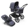 Bugaboo Fox 5 Complete Yhdistelmävaunu - Graphite/Stormy Blue