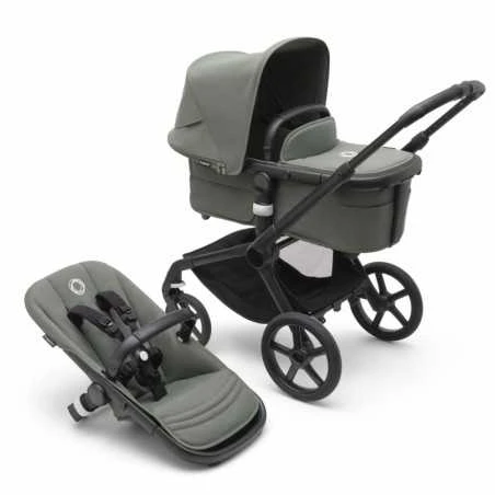 Bugaboo Fox 5 Complete Yhdistelmävaunut - Black/Forest Green 1 Bugaboo Fox 5 Complete Yhdistelmävaunut - Black/Forest Green