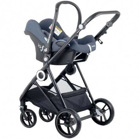 Emma Mallisto Emma Cozy2 Yhdistelmävaunu, Rock Black 4 Emma Mallisto Emma Cozy2 Yhdistelmävaunu, Rock Black - Image 4