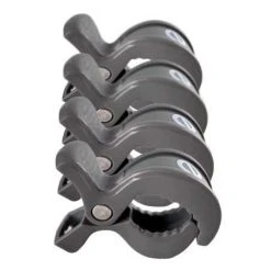 Emma Mallisto Emma Klipsit Verholle 4kpl, Harmaa