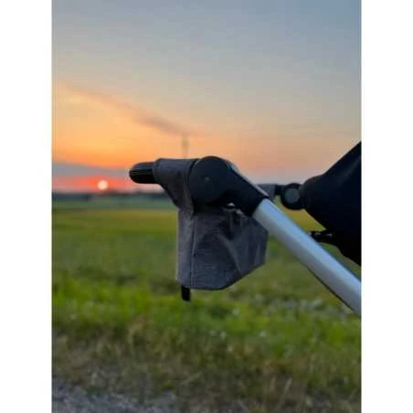 Emma Mallisto Emma Tarvikepussi Työntöaisaan, Harmaa 2 Emma Mallisto Emma Tarvikepussi Työntöaisaan, Harmaa - Image 2