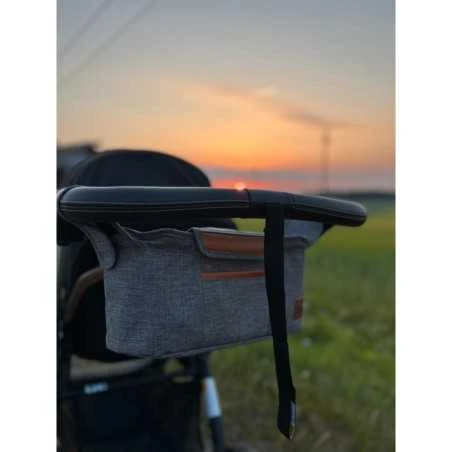 Emma Mallisto Emma Tarvikepussi Työntöaisaan, Harmaa 3 Emma Mallisto Emma Tarvikepussi Työntöaisaan, Harmaa - Image 3