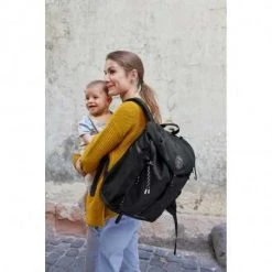 LÄSSIG Lässig Outdoor Backpack, Black -Emmaljunga Shop lassig outdoor backpack black 3