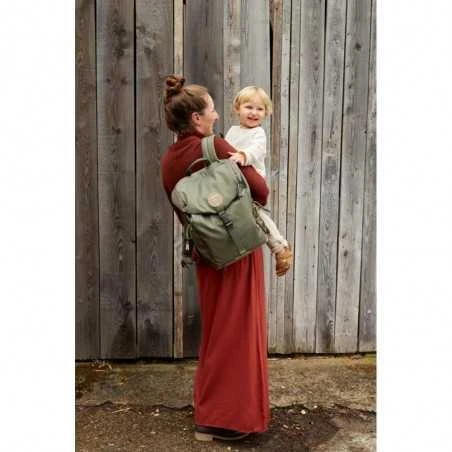 LÄSSIG Lässig Outdoor Backpack, Olive 2 LÄSSIG Lässig Outdoor Backpack, Olive - Image 2