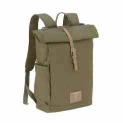 LÄSSIG Lässig Rolltop Backpack, Olive