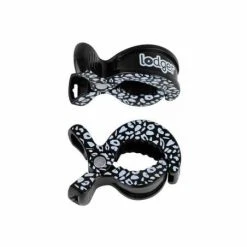 Lodger Harso Klipsi 2kpl, Musta Dot