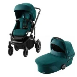 Paketti - Britax Smile 4 Yhdistelmävaunut, Atlantic Green