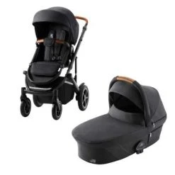 Paketti - Britax Smile 4 Yhdistelmävaunut, Fossil Grey