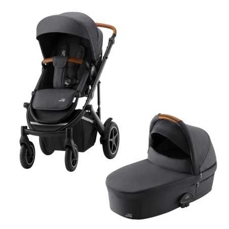 Paketti - Britax Smile 4 Yhdistelmävaunut, Midnight Grey 1 Paketti - Britax Smile 4 Yhdistelmävaunut, Midnight Grey