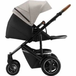 Paketti - Britax Smile 4 Yhdistelmävaunut, Pure Beige -Emmaljunga Shop paketti britax smile 4 yhdistelmaevaunut pure beige 3