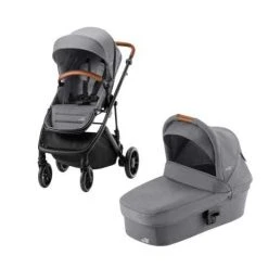Paketti Britax Strider M Yhdistelmävaunut, Elephant Grey