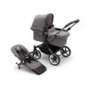 Paketti - Bugaboo Donkey5 Duo Sisarusrattaat, Grey Melange