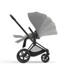 Paketti - Cybex EPriam 4 Yhdistelmävaunu, Kromi Black - Chrome - Soho Grey -Emmaljunga Shop paketti cybex epriam 4 yhdistelmaevaunu kromi black chrome soho grey 6