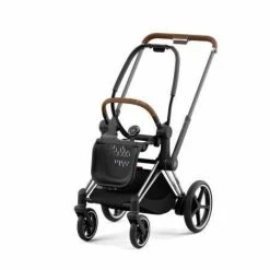 Paketti - Cybex EPriam 4 YhdistelmƤvaunu, Kromi Brown - Chrome - Black - Soho Grey