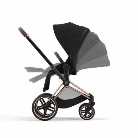 Paketti - Cybex EPriam 4 Yhdistelmävaunu, Rosegold - Deep Black 7 Paketti - Cybex EPriam 4 Yhdistelmävaunu, Rosegold - Deep Black - Image 7