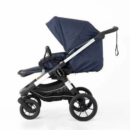 Paketti - Emmaljunga NXT90F Silver 3.0 MY23 Yhdistelmävaunut, Lounge Navy, Flat Istuimella 7 Paketti - Emmaljunga NXT90F Silver 3.0 MY23 Yhdistelmävaunut, Lounge Navy, Flat Istuimella - Image 7