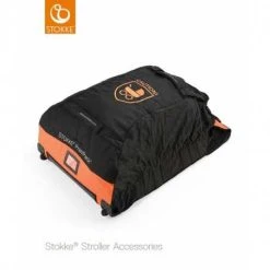 Stokke Prampack, Kuljetuslaukku Black/Orange